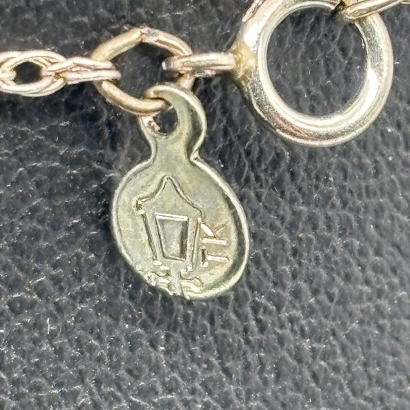 Thomas Kinkade Sterling Silver Pave Diamonds, Beacon of Hope Lighthouse Necklace - Picture 8 of 8